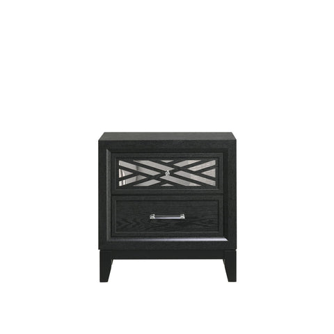 Obsidian - Nightstand - Black - Premium Accent Nightstands from New Classic - Just $175! Shop now at brett interiors