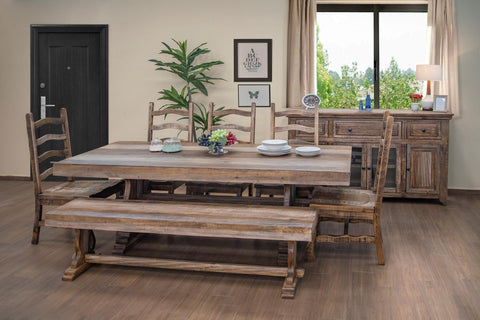 Marquez - Chair Solid Wood (Set of 2) - Two Tone Light Brown - Premium Chair Sets from International Furniture Direct - Just $580! Shop now at brett interiors