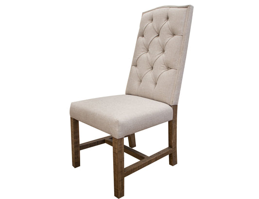 Aruba - Upholstered Chair (Set of 2) - Brown / Ivory - Premium Chair Sets from International Furniture Direct - Just $800! Shop now at brett interiors