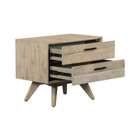 Baly - Acacia Mid-Century Night Stand - Premium Accent Nightstands from Armen Living - Just $440! Shop now at brett interiors
