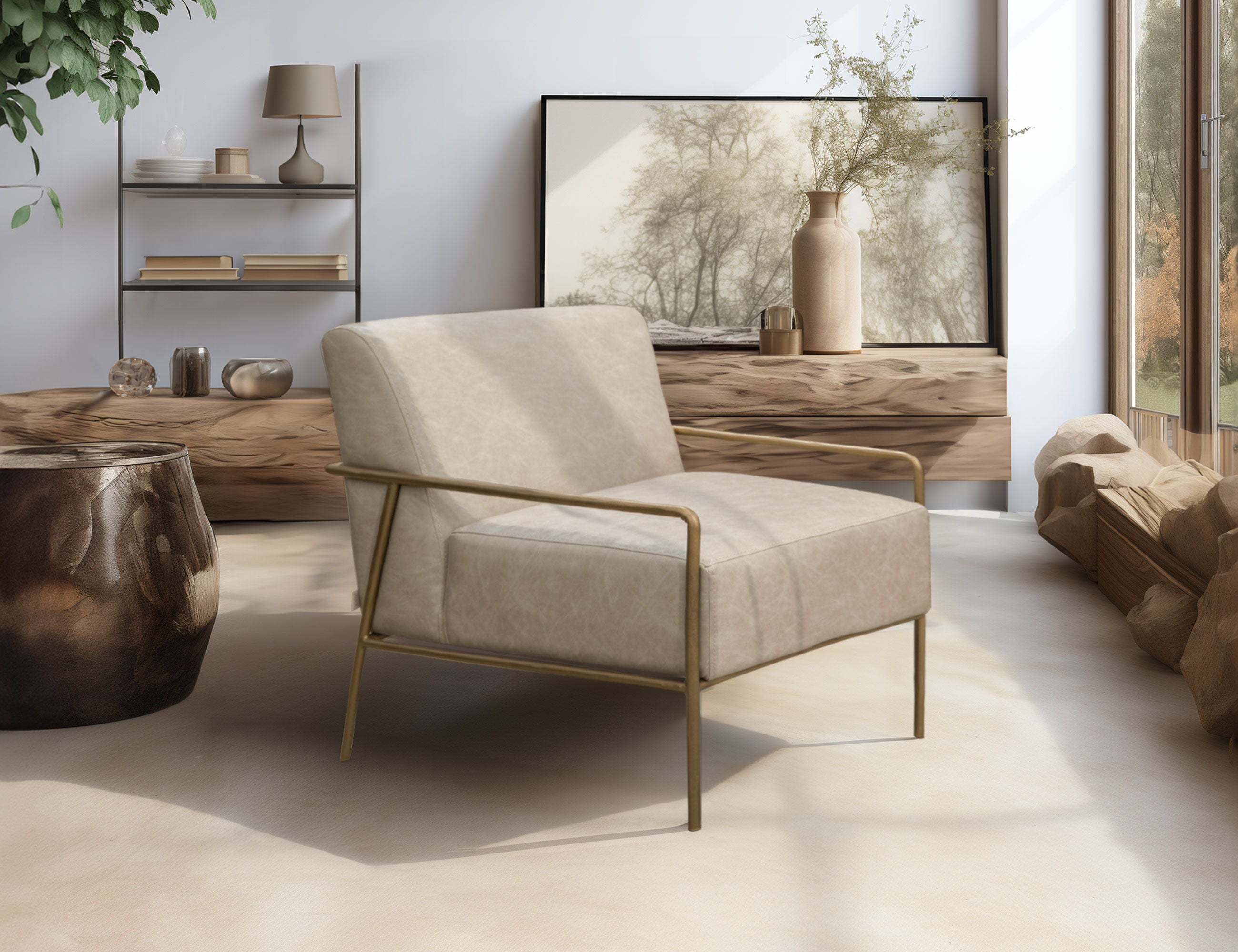 Aragon - Armchair - Marfil - Premium Arm Chairs from International Furniture Direct - Just $747.50! Shop now at brett interiors