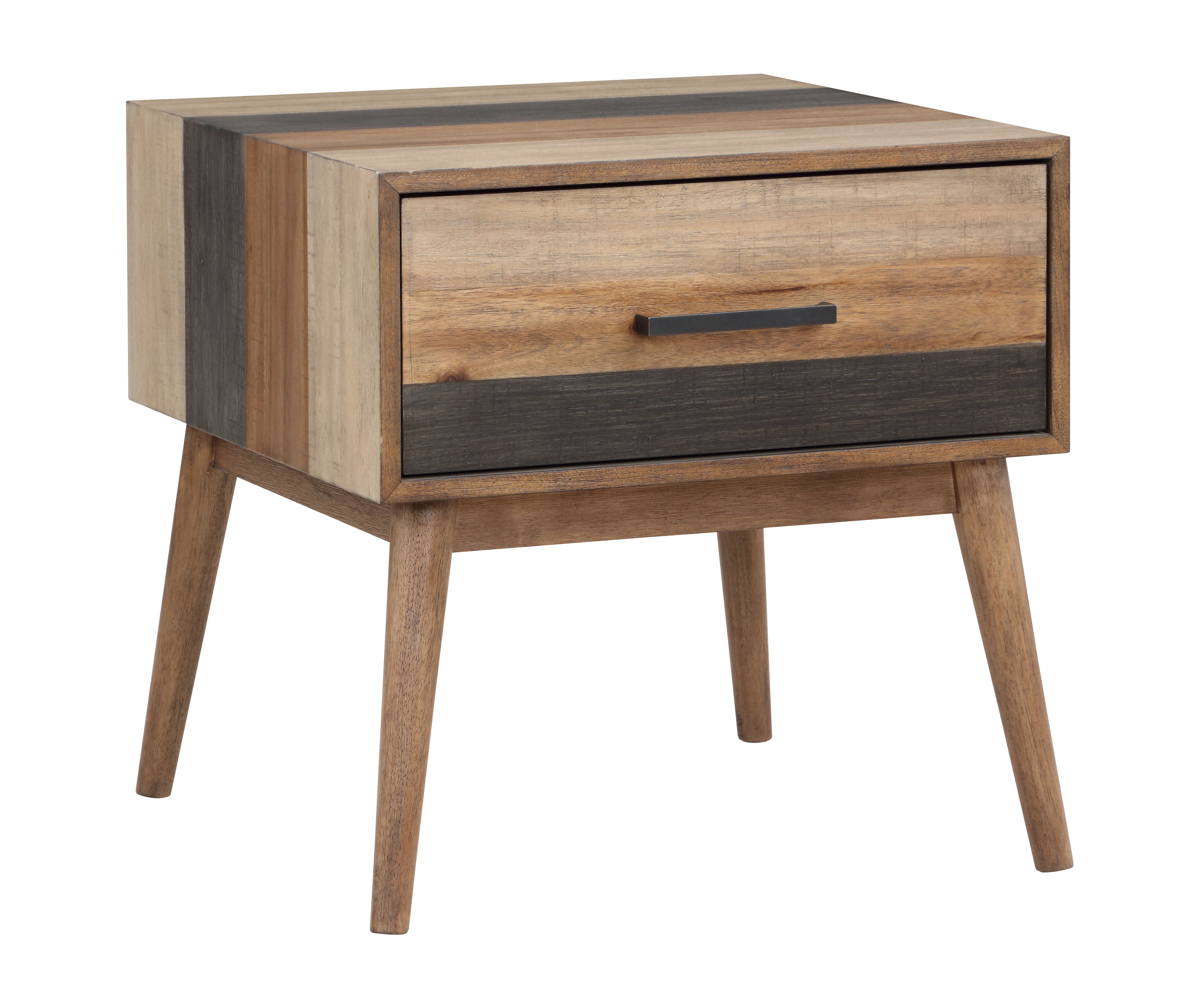 Wellington - One Drawer End Table - Browns / Black - Premium End Tables from Coast2Coast Home - Just $1237.50! Shop now at brett interiors