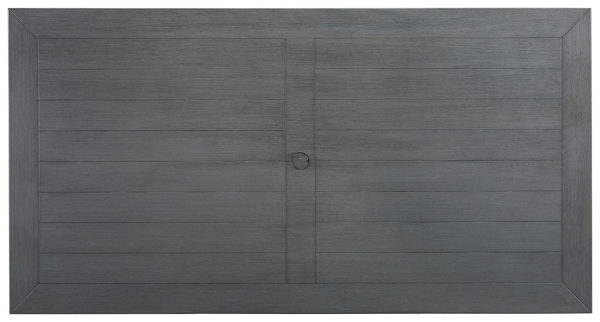 Elite Park - Gray - Rect Dining Table W/Umb Opt - Premium Dining Tables from Signature Design by Ashley® - Just $831.60! Shop now at brett interiors