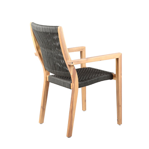 Madsen - Outdoor Dining Chairs (Set of 2) - Premium Chair Sets from Armen Living - Just $880! Shop now at brett interiors