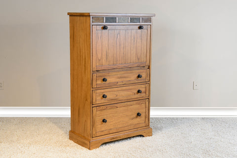 Sedona - Laptop Armoire - Light Brown - Premium Wardrobes from Sunny Designs - Just $972! Shop now at brett interiors