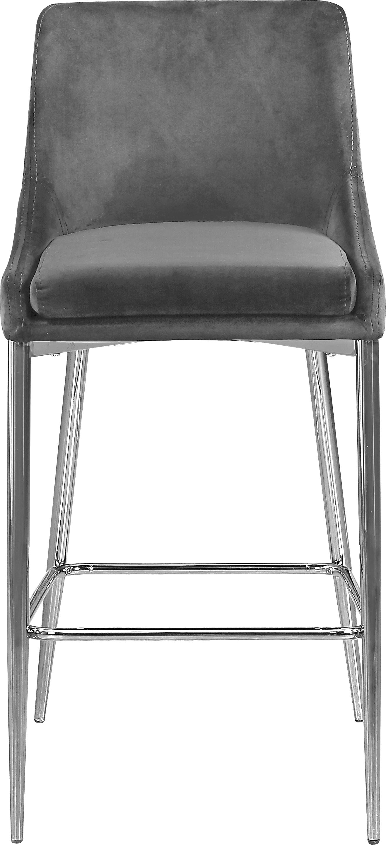 Karina - Stool with Chrome Legs (Set of 2) - Premium Stool Sets from Meridian Furniture - Just $600! Shop now at brett interiors
