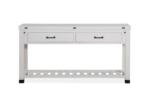 Harper Springs - Flip Top Sofa Table - Silo White - Premium Sofa Tables from Magnussen Furniture - Just $875! Shop now at brett interiors