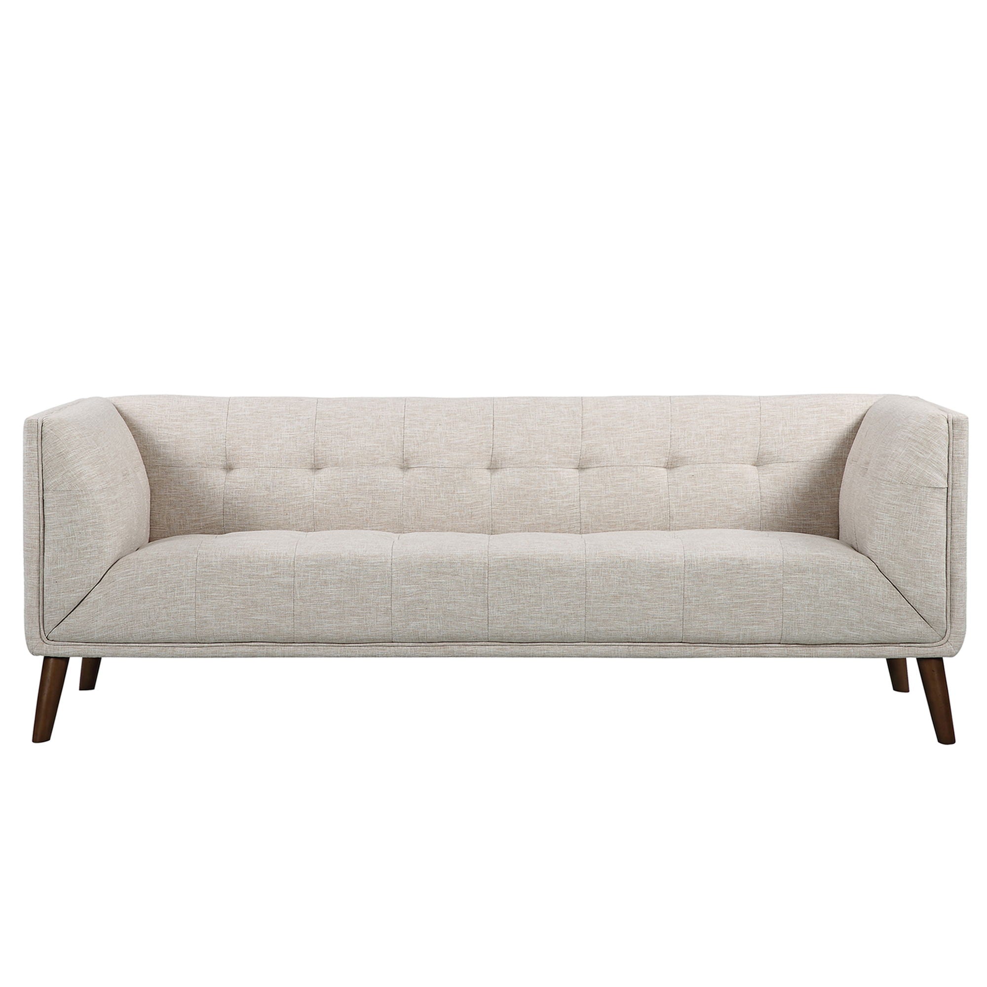 Hudson - Mid-Century Button - Tufted Sofa - Premium Stationary Sofas from Armen Living - Just $1287.50! Shop now at brett interiors