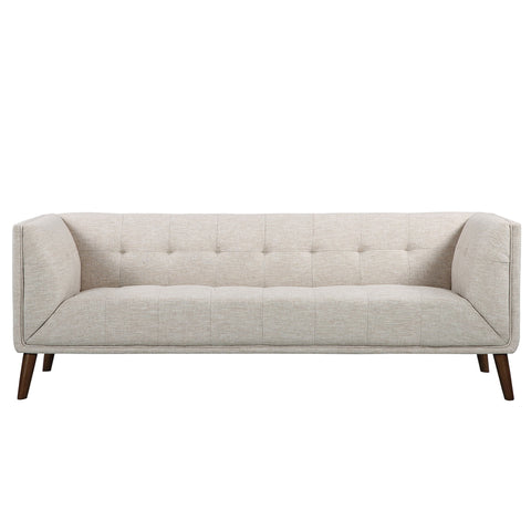 Hudson - Mid-Century Button - Tufted Sofa - Premium Stationary Sofas from Armen Living - Just $1287.50! Shop now at brett interiors