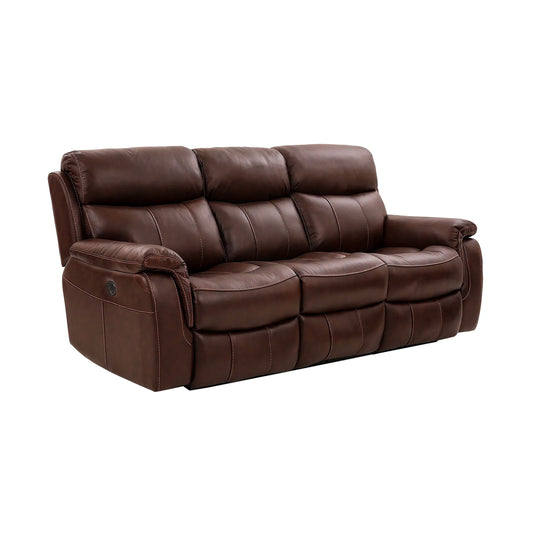Montague - Dual Power Reclining 2 Piece Sofa And Recliner Set - Brown - Premium 2 Piece Living Room Sets from Armen Living - Just $4330! Shop now at brett interiors