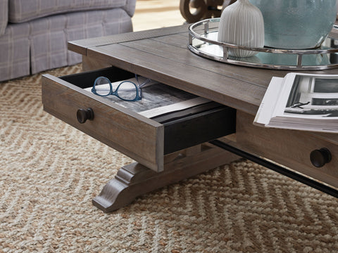 Tinley Park - Rectangular Cocktail Table - Dove Tail Grey - Premium Cocktail Tables from Magnussen Furniture - Just $799! Shop now at brett interiors