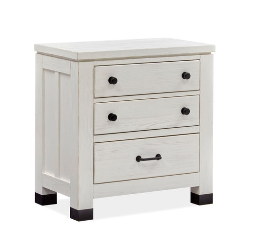 Harper Springs - Drawer Nightstand - Silo White - Premium Accent Nightstands from Magnussen Furniture - Just $639! Shop now at brett interiors