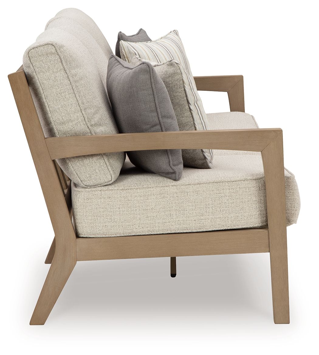 Hallow Creek - Driftwood - Sofa With Cushion - Premium Sofas from Signature Design by Ashley® - Just $2315.63! Shop now at brett interiors