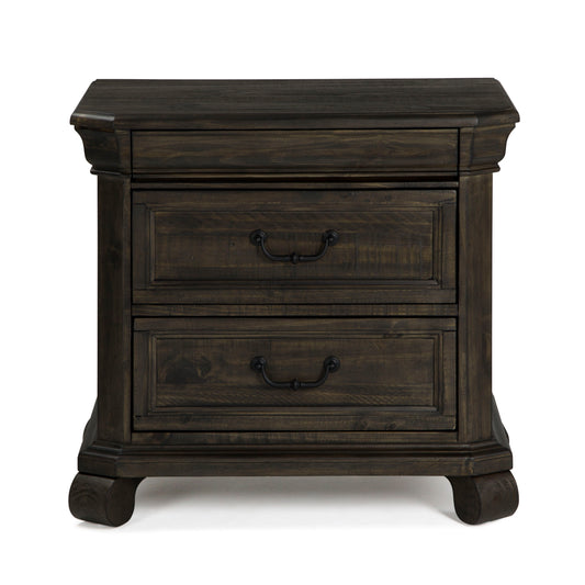 Bellamy - Drawer Nightstand - Peppercorn - Premium Accent Nightstands from Magnussen Furniture - Just $719! Shop now at brett interiors