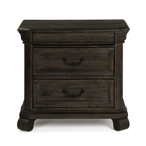 Bellamy - Drawer Nightstand - Peppercorn - Premium Accent Nightstands from Magnussen Furniture - Just $719! Shop now at brett interiors