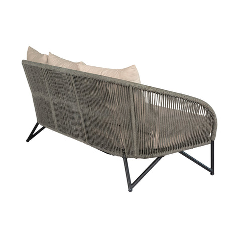 Benicia - Outdoor Patio Sofa - Gray / Taupe - Premium Sofas from Armen Living - Just $1912.50! Shop now at brett interiors