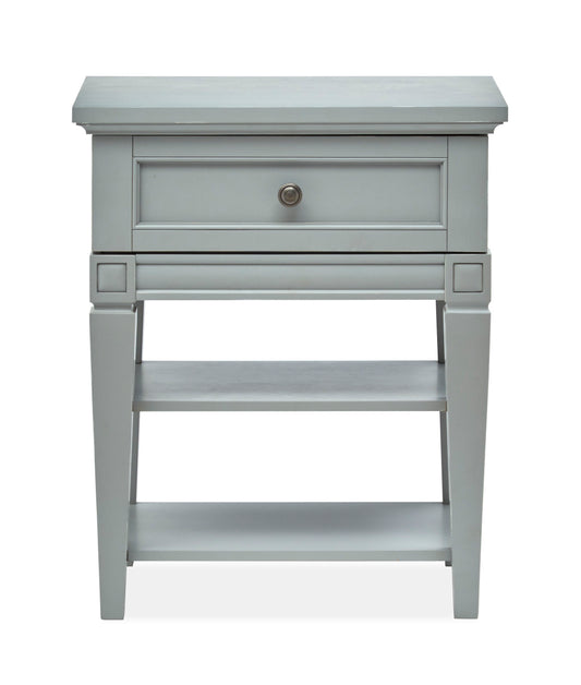 Glenbrook - Open Nightstand - Pebble - Premium Accent Nightstands from Magnussen Furniture - Just $455! Shop now at brett interiors