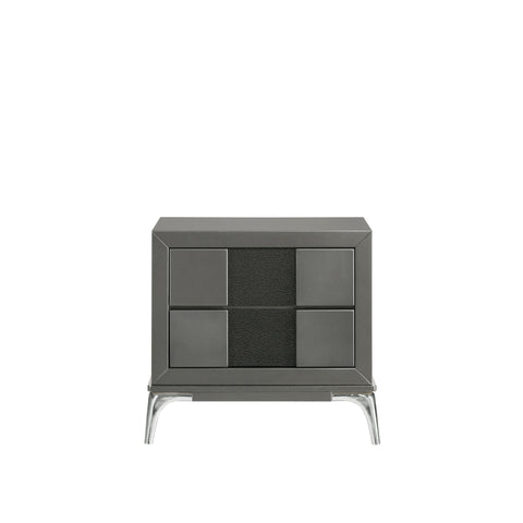 Nocturne - Nightstand - Slate - Premium Accent Nightstands from New Classic - Just $200! Shop now at brett interiors