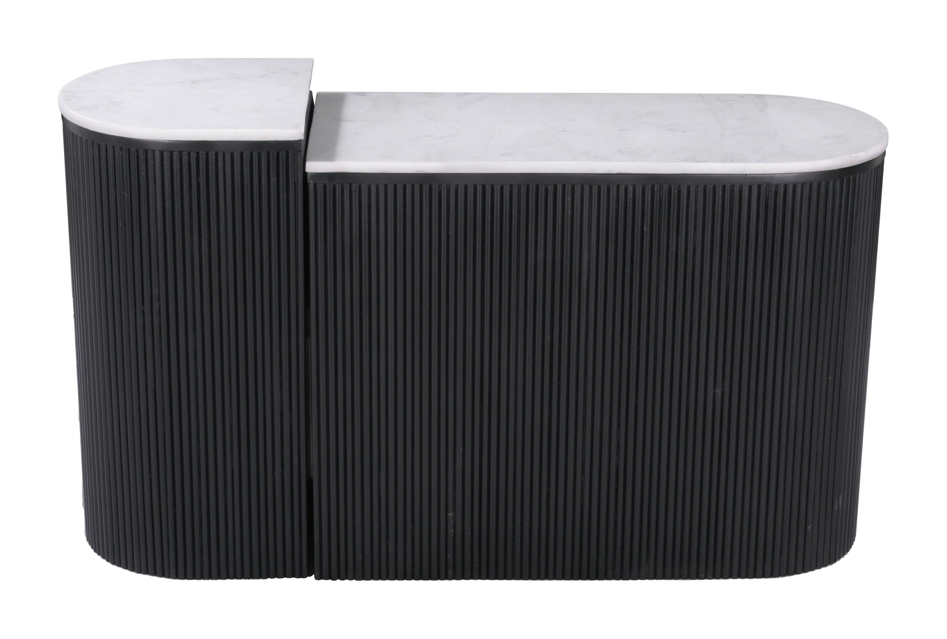 Ormara - Console Table Set - White / Black - Premium Table Sets from Zuo Modern - Just $2600! Shop now at brett interiors