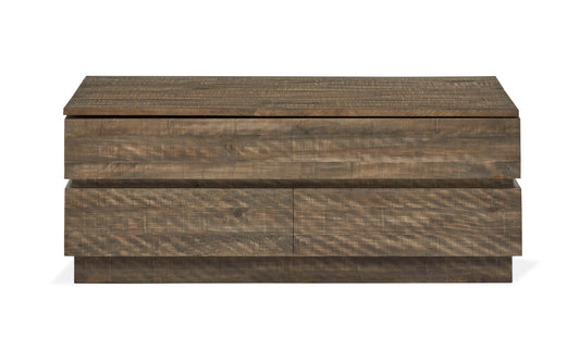 Baisden - Lift Top Storage Cocktail Table With Casters - Tobacco - Premium Cocktail Tables from Magnussen Furniture - Just $969! Shop now at brett interiors