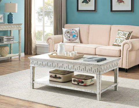 Athens - Cocktail Table - White Rub - Premium Cocktail Tables from Coast2Coast Home - Just $2475! Shop now at brett interiors
