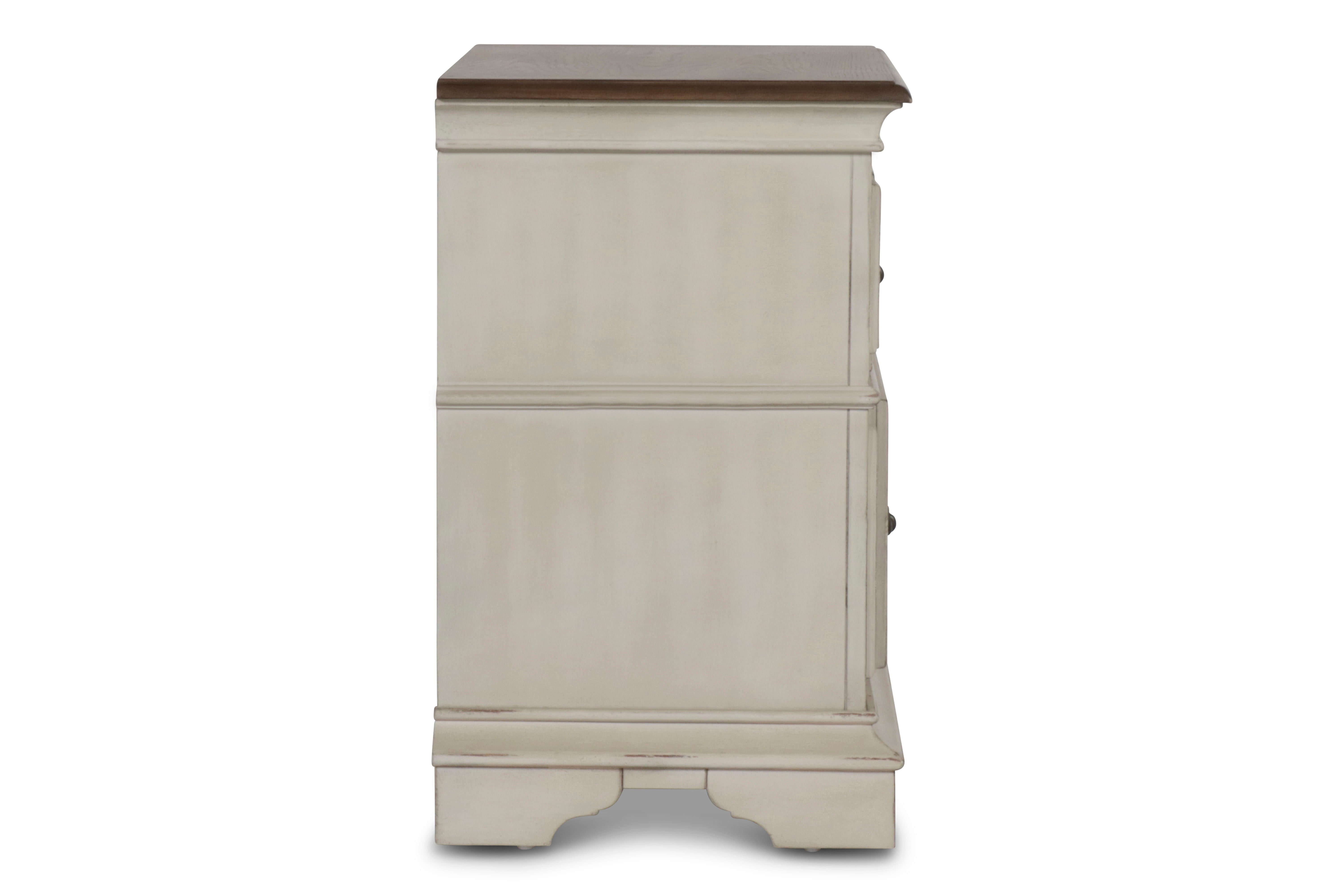 Anastasia - Nightstand - Antique White - Premium Accent Nightstands from New Classic - Just $375! Shop now at brett interiors