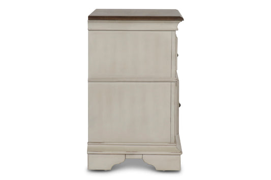 Anastasia - Nightstand - Antique White - Premium Accent Nightstands from New Classic - Just $375! Shop now at brett interiors