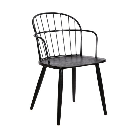 Bradley - Steel Framed Side Chair - Premium Side Chairs from Armen Living - Just $210! Shop now at brett interiors