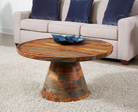 Tucson - Solid Wood Table With Tray Style Top And Tapered Pedestal Base - Premium Cocktail Tables from Coast2Coast Home - Just $907.50! Shop now at brett interiors
