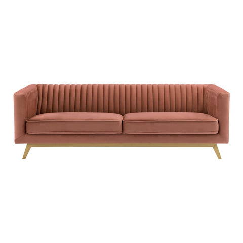 Liv - Modern Velvet Sofa - Premium Stationary Sofas from Armen Living - Just $1432.50! Shop now at brett interiors