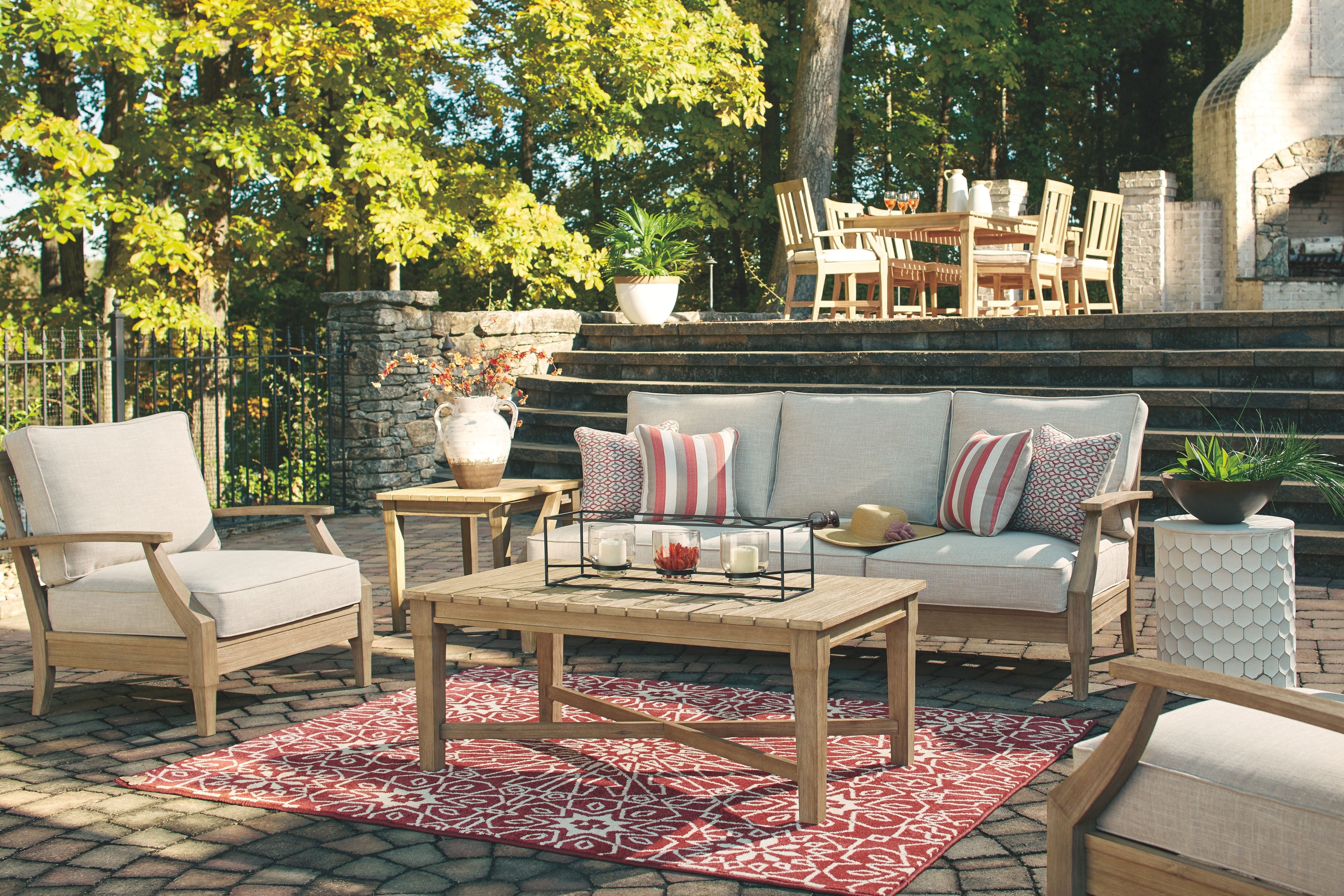 Clare - Beige - Sofa With Cushion - Premium Sofas from Ashley Furniture - Just $1413.13! Shop now at brett interiors