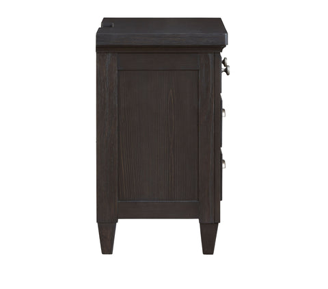 Sierra - Drawer Nightstand - Obsidian - Premium Accent Nightstands from Magnussen Furniture - Just $657.50! Shop now at brett interiors