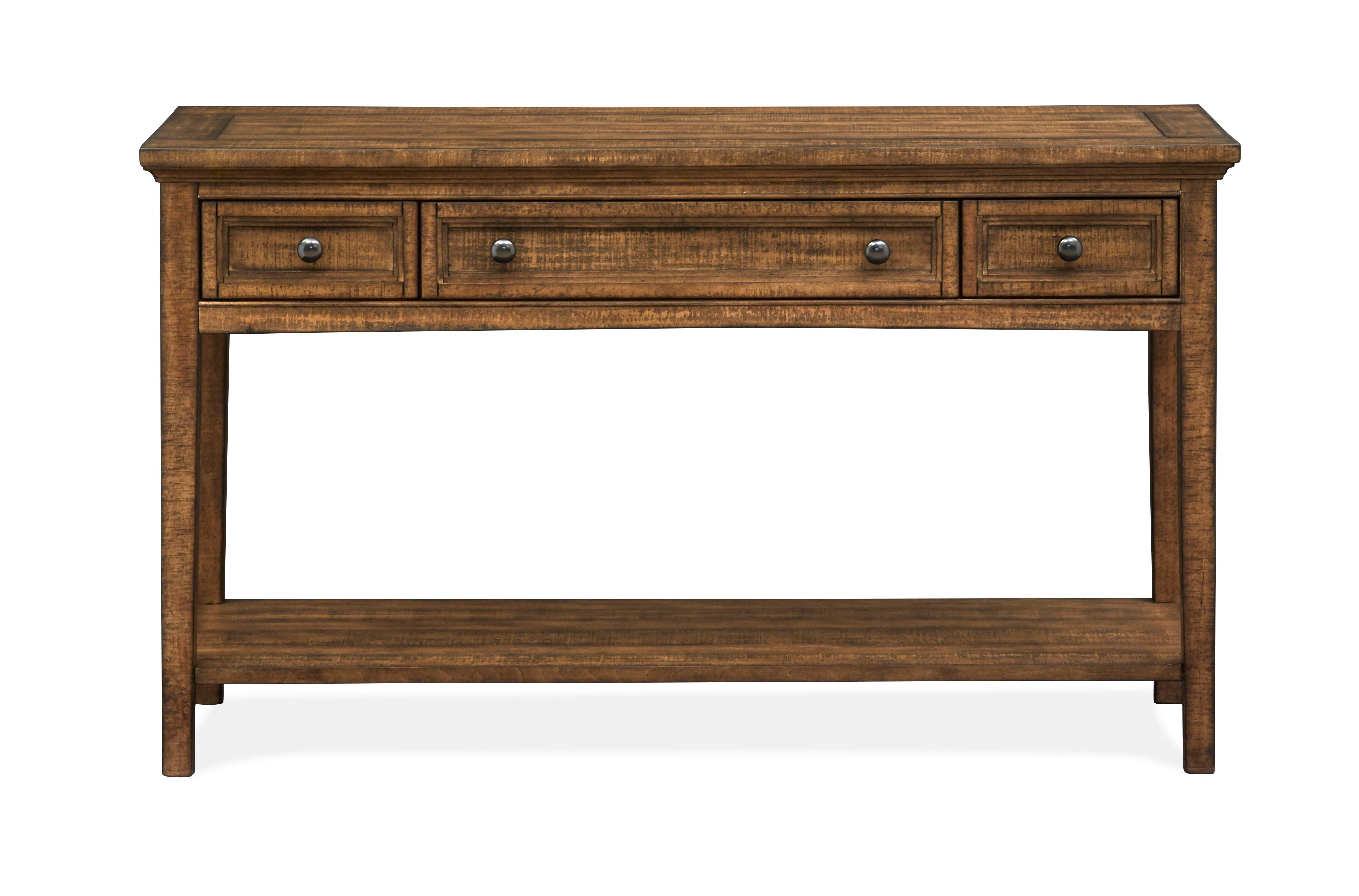 Bay Creek - Rectangular Sofa Table - Toasted Nutmeg - Premium Sofa Tables from Magnussen Furniture - Just $687.50! Shop now at brett interiors