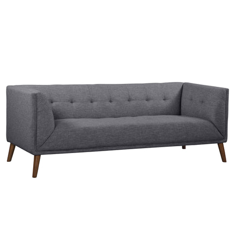 Hudson - Mid-Century Button - Tufted Sofa - Premium Stationary Sofas from Armen Living - Just $1287.50! Shop now at brett interiors