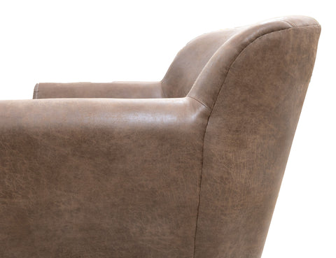 Tamesis - Armchair - Chocolate Brown - Premium Swivel Chairs from International Furniture Direct - Just $1087.50! Shop now at brett interiors