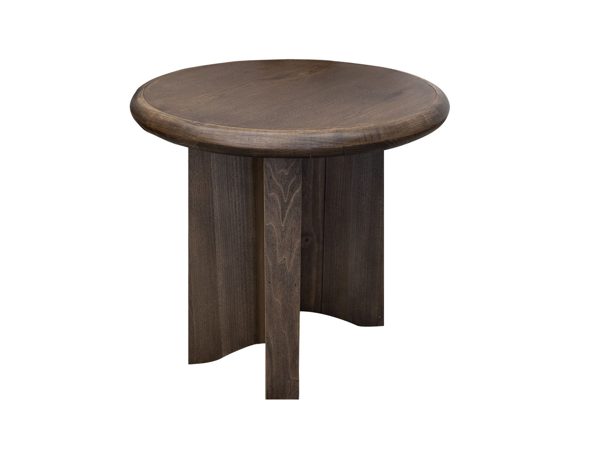 Novus Lodge - Round End Table - Dark Brown - Premium End Tables from International Furniture Direct - Just $497.50! Shop now at brett interiors