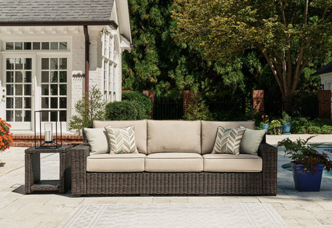 Coastline Bay - Brown - Sofa With Cushion - Premium Sofas from Signature Design by Ashley® - Just $1800.63! Shop now at brett interiors