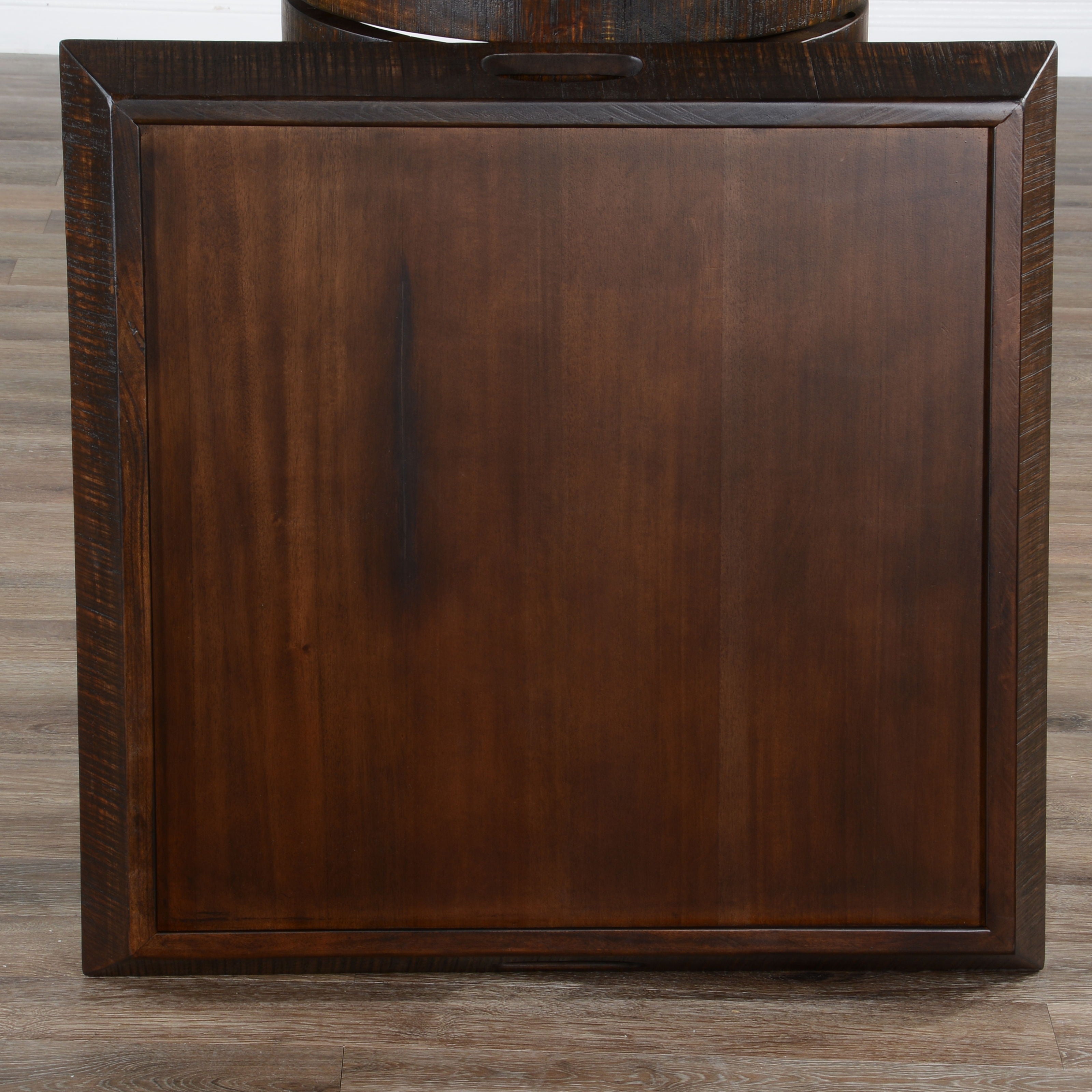 Homestead - Ottoman Tray - Dark Brown - Premium Trays from Sunny Designs - Just $140! Shop now at brett interiors