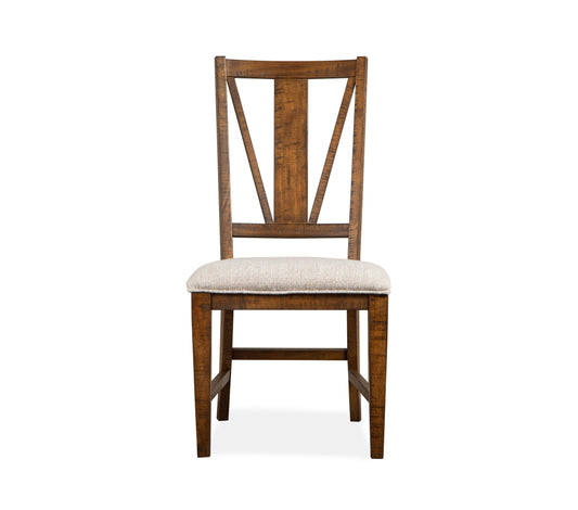 Bay Creek - Dining Side Chair With Upholstered Seat (Set of 2) - Toasted Nutmeg - Premium Chair Sets from Magnussen Furniture - Just $580! Shop now at brett interiors