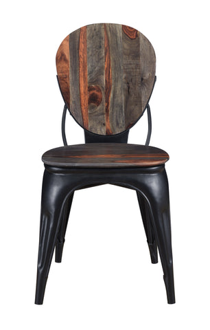 Sierra II - Dining Chairs (Set of 2) - Brown / Black Powder Coat Finish - Premium Chair Sets from Coast2Coast Home - Just $1485! Shop now at brett interiors