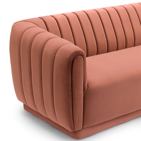 Kinsley - Modern Velvet Sofa - Premium Stationary Sofas from Armen Living - Just $1382.50! Shop now at brett interiors