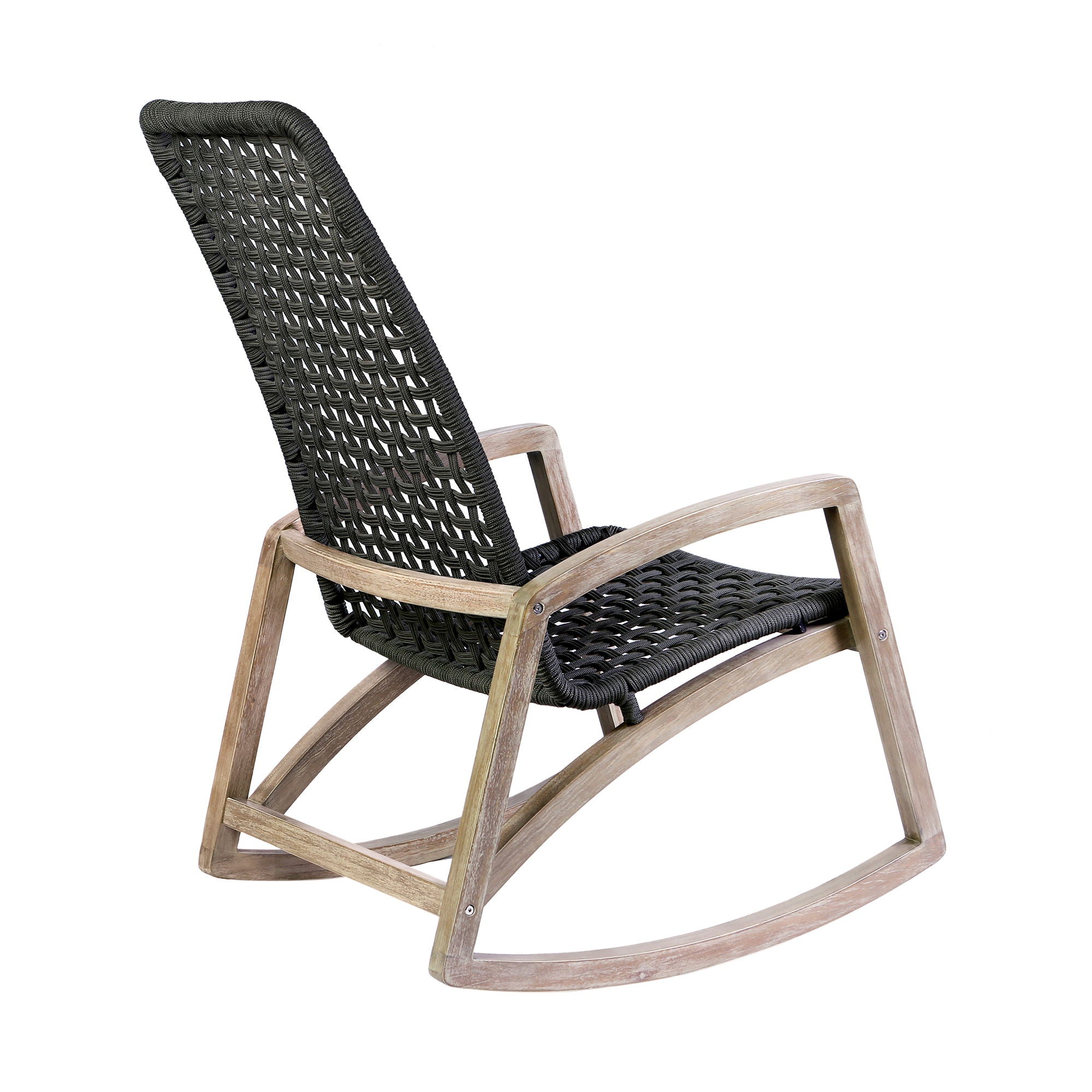 Griffin - Outdoor Patio Rocking Chair - Premium Rocker Chairs from Armen Living - Just $762.50! Shop now at brett interiors