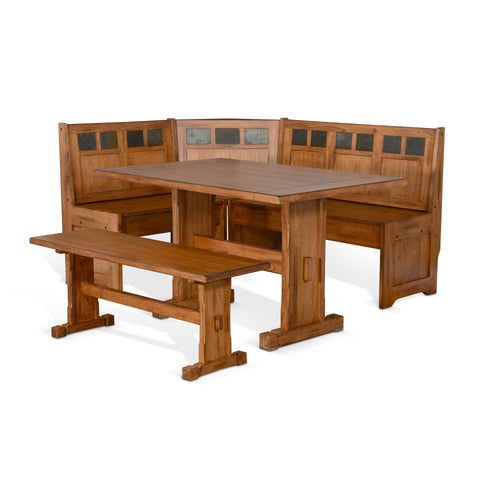 Sedona - Breakfast Nook Set - Light Brown - Premium 4 Piece Dining Room Sets from Sunny Designs - Just $1561! Shop now at brett interiors