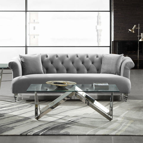 Elegance - Contemporary Sofa - Premium Stationary Sofas from Armen Living - Just $1860! Shop now at brett interiors