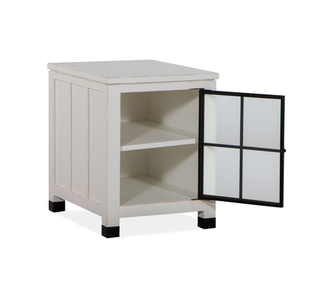 Harper Springs - Chairside End Table - Silo White - Premium Chair Side Tables from Magnussen Furniture - Just $625! Shop now at brett interiors