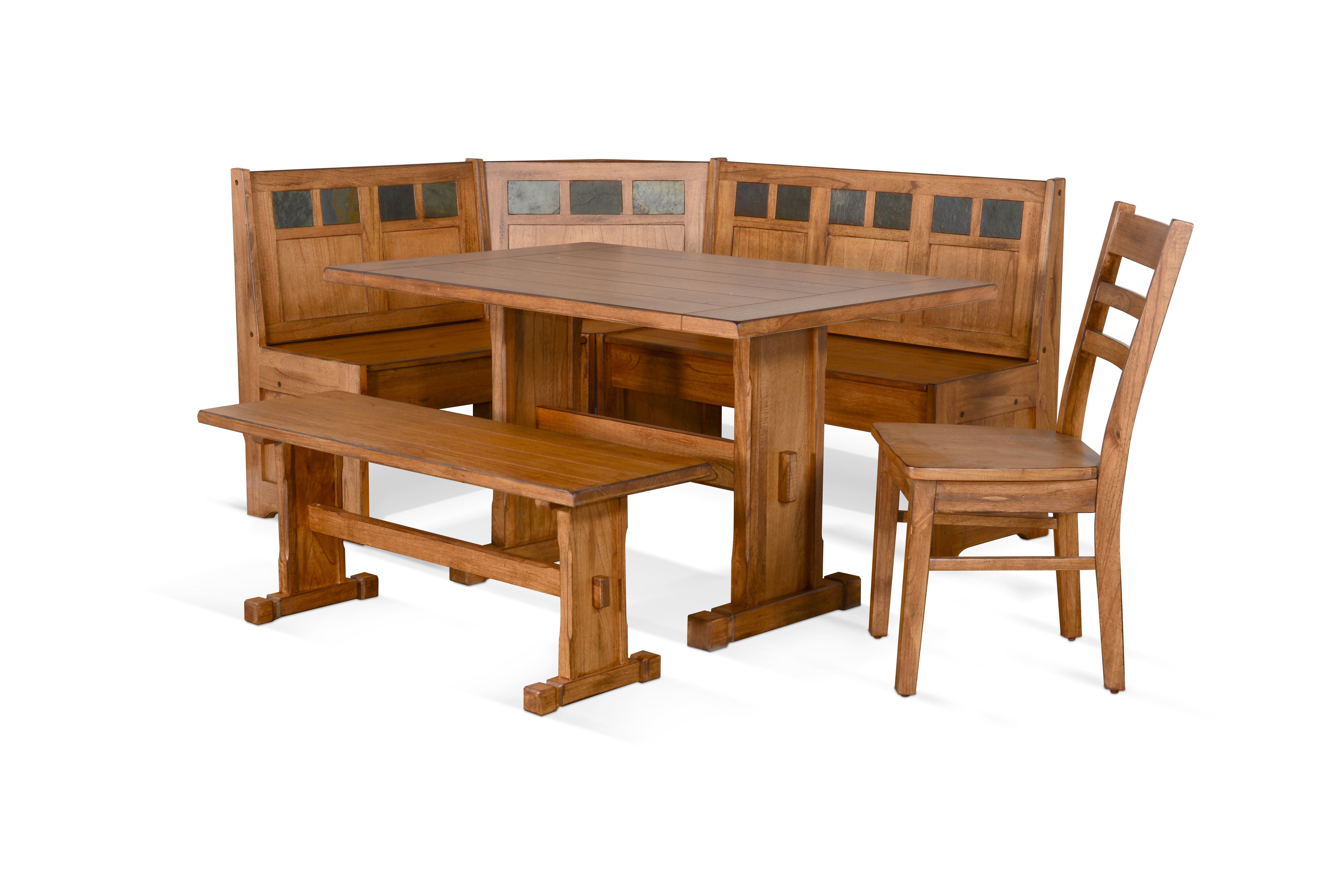 Sedona - Breakfast Nook Set - Light Brown - Premium 4 Piece Dining Room Sets from Sunny Designs - Just $1561! Shop now at brett interiors