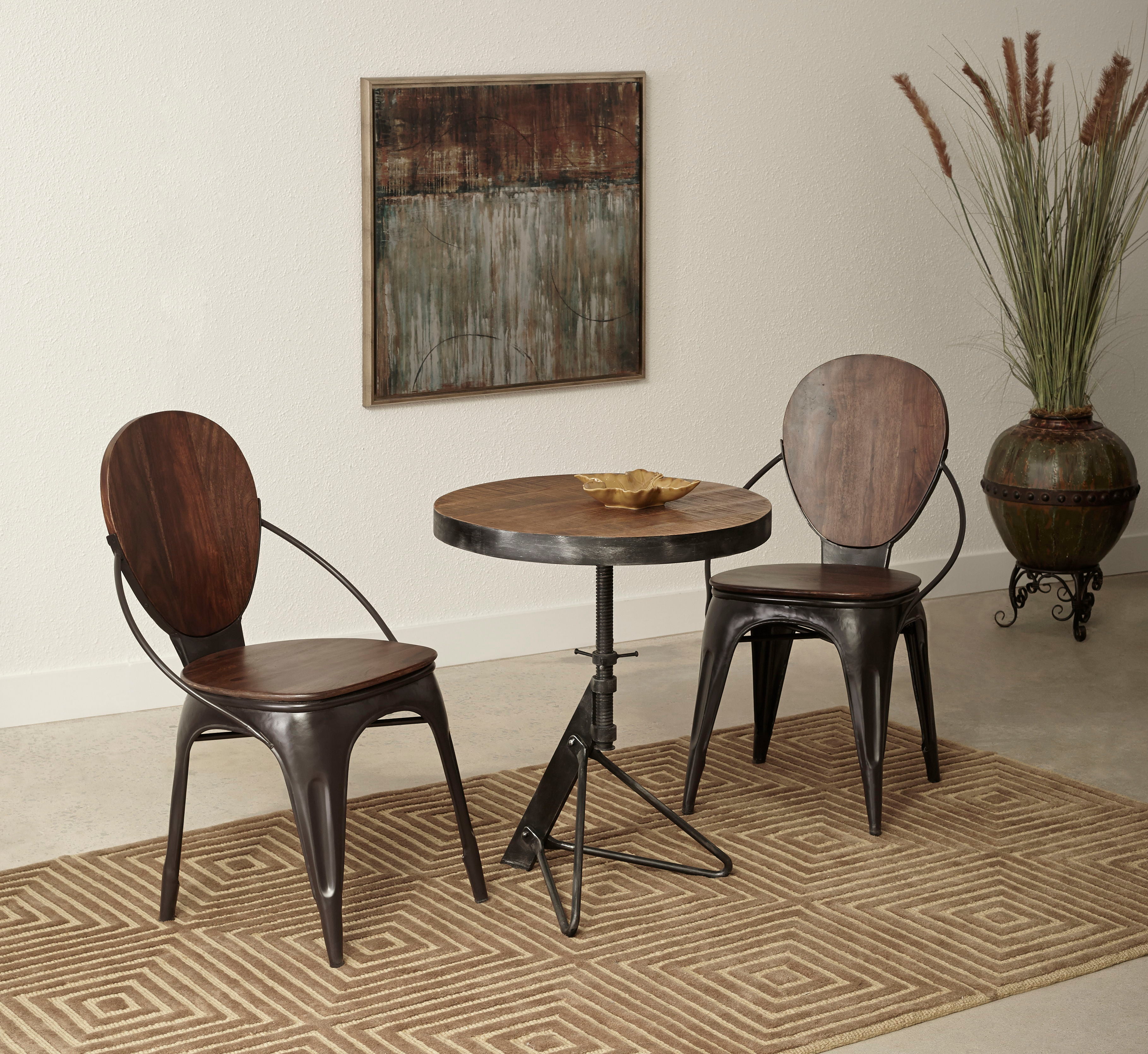 Dunn - Braden Adjustable Round Accent Table - Braden Natural / Restoration - Premium Accent Tables from Coast2Coast Home - Just $990! Shop now at brett interiors