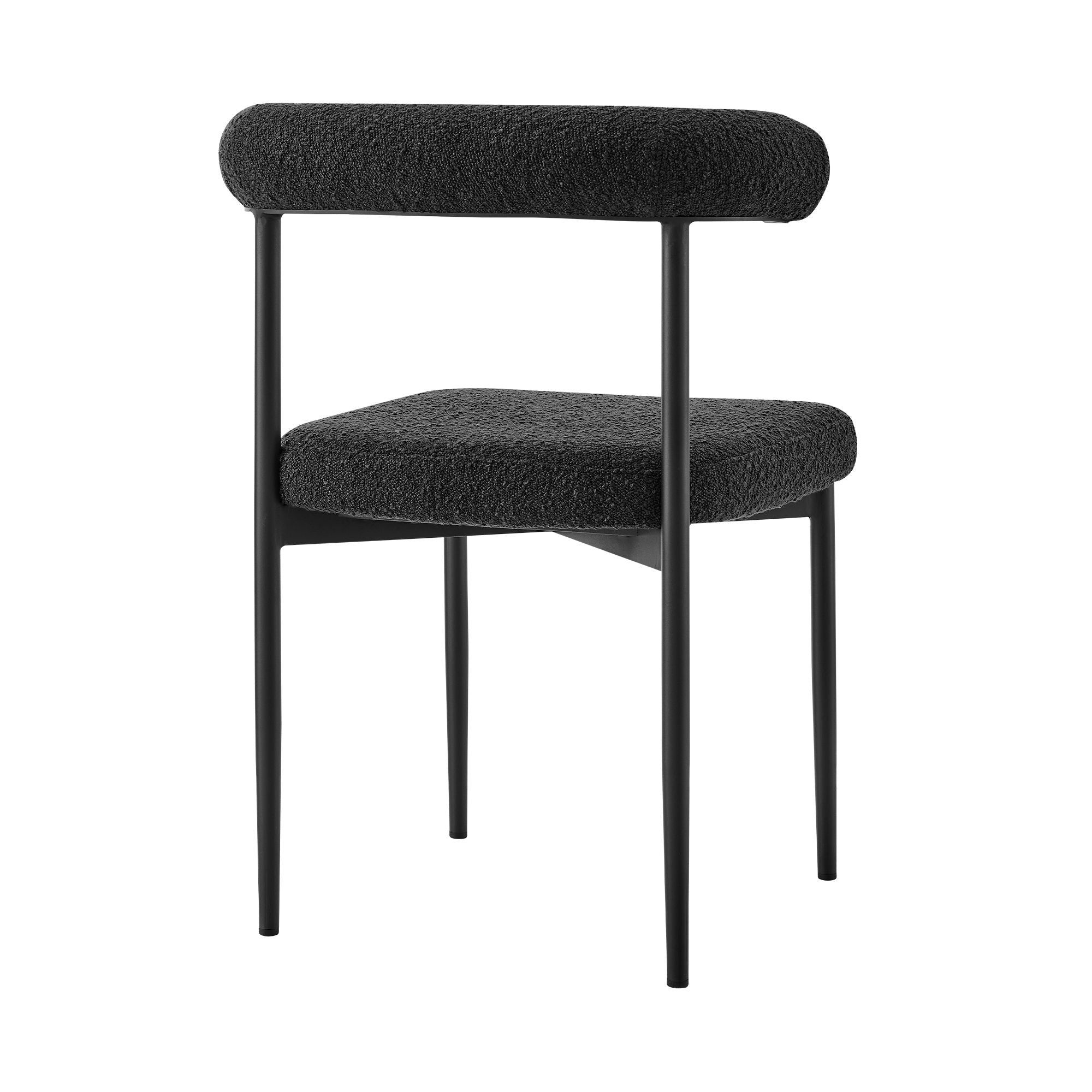 Shannon - Dining Chair (Set of 2) - Black Legs - Premium Chair Sets from Armen Living - Just $700! Shop now at brett interiors