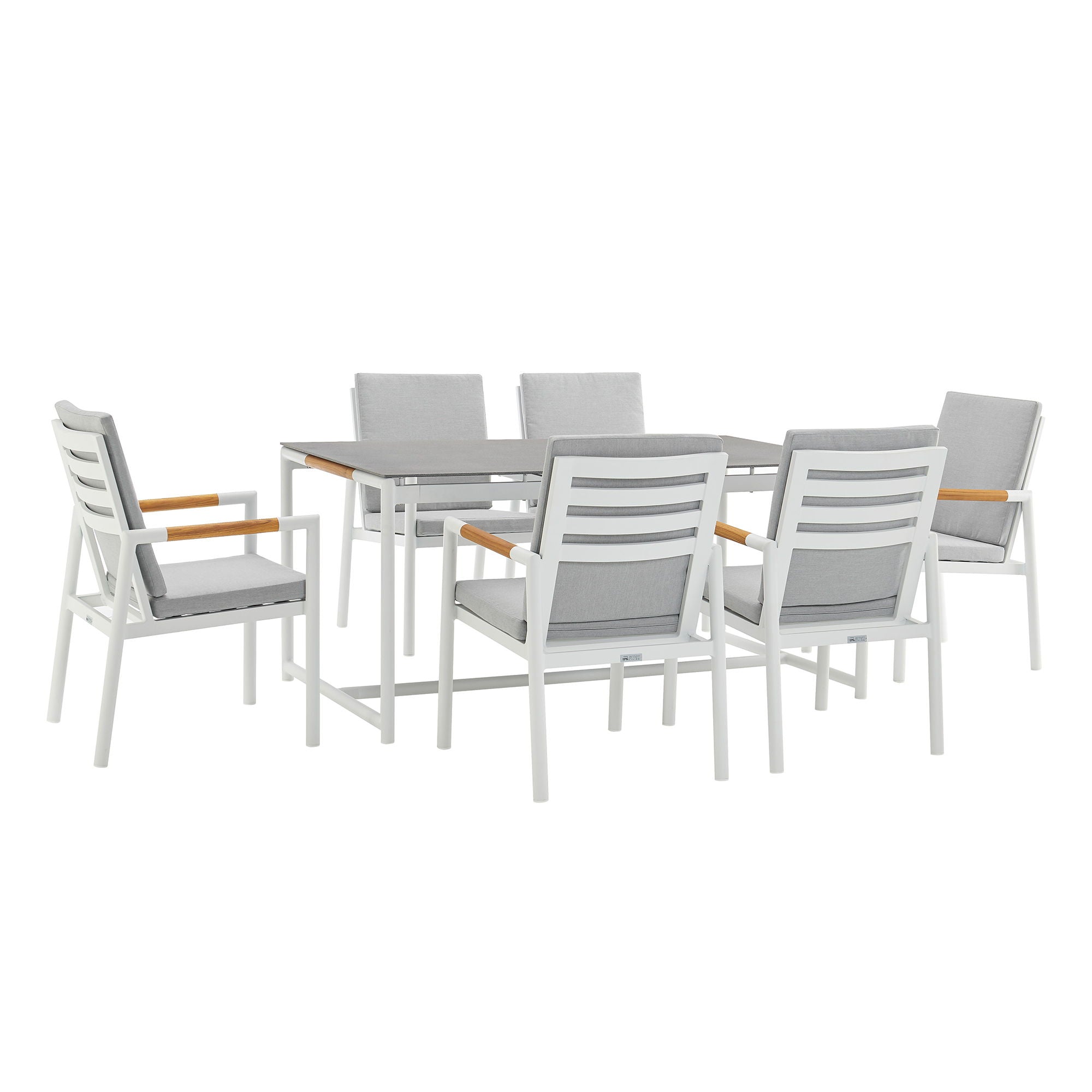 Crown - Outdoor Dining Set - Premium 5 Piece Outdoor Sets from Armen Living - Just $3400! Shop now at brett interiors