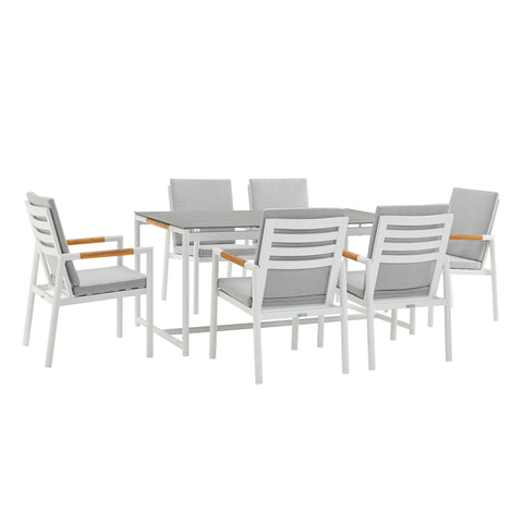 Crown - Outdoor Dining Set - Premium 5 Piece Outdoor Sets from Armen Living - Just $3400! Shop now at brett interiors